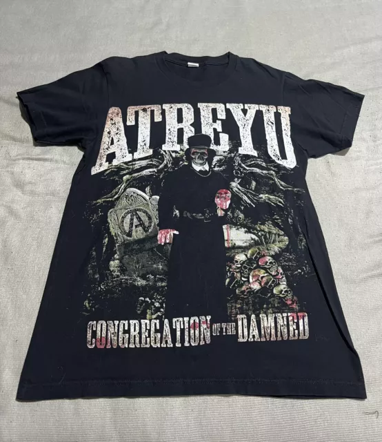 Vintage ATREYU-Punk Band Congregation of The Damned  T-shirt Size S/M