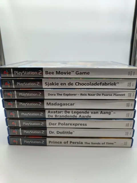 PAQUETE DE JUEGOS FAMILIARES DE PS2: Bee Movie, Charlie Chocolate, Dora,...