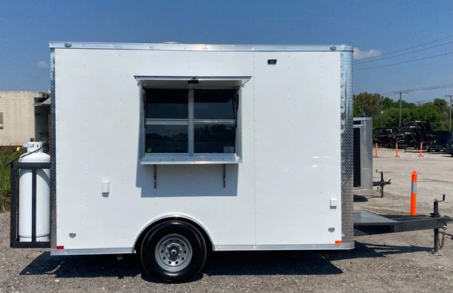 New 2023 8.5X12 Enclosed Concession Mobile Kitchen Food Vending Trailer