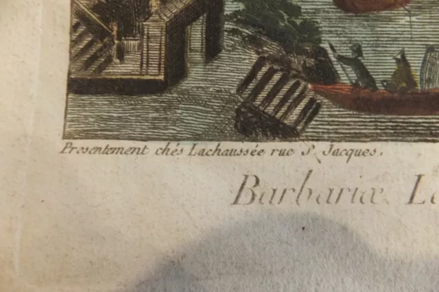 Optical view depicting the Great Lake of Barbarism engraving Cochinchina Vietnam 5