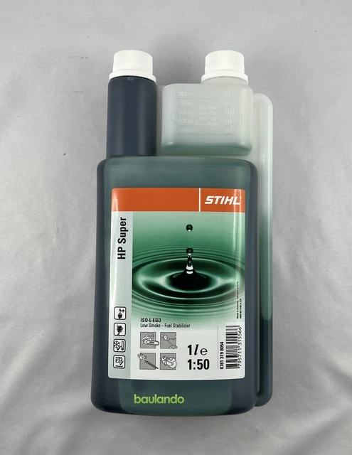 STIHL Zweitaktmotorenöl HP Super 2-Takt Öl 1 L Dosierflasche 07813198054