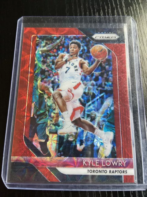 2018-19 Panini Prizm Choice Red Prizm /88 Kyle Lowry #33 Toronto Raptors