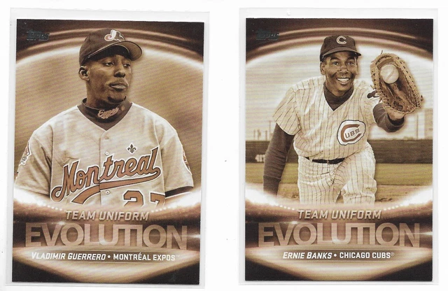 2019 Topps TEAM UNIFORM EVOLUTION Pick-A-Card Guerrero Banks Harper Bryant Ryan