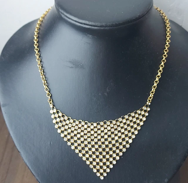 COLLIER VINTAGE PLASTRON Tête De Mort Cou Foulard Bavoirs EUR 8,78 - FR