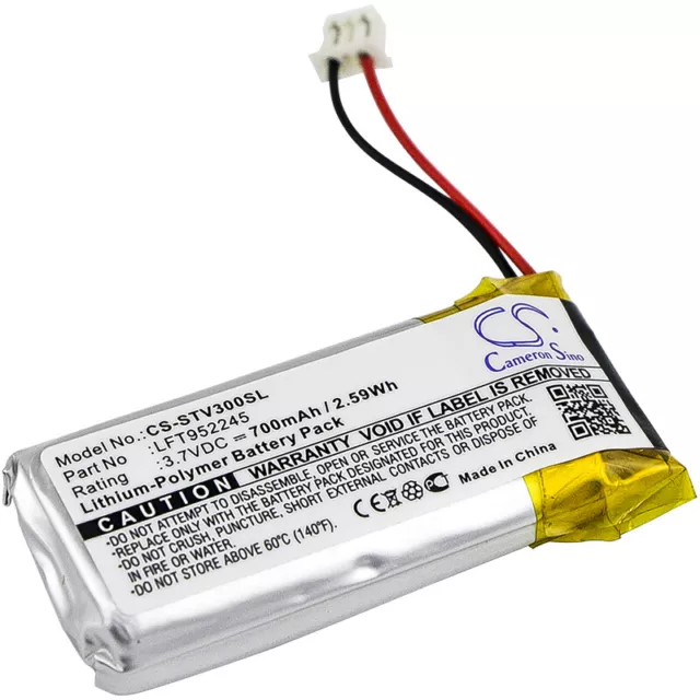 3.7V Battery for Stageclix Jack V4 transmitter 700mAh Premium Cell NEW