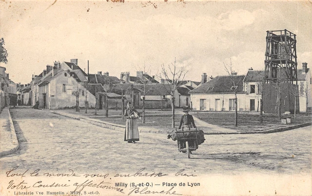 91-Milly La Foret-Place De Lyon-N 6012-B/0027