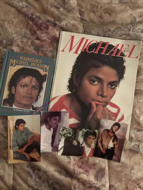 Michael Jackson Books and Pictures Lot