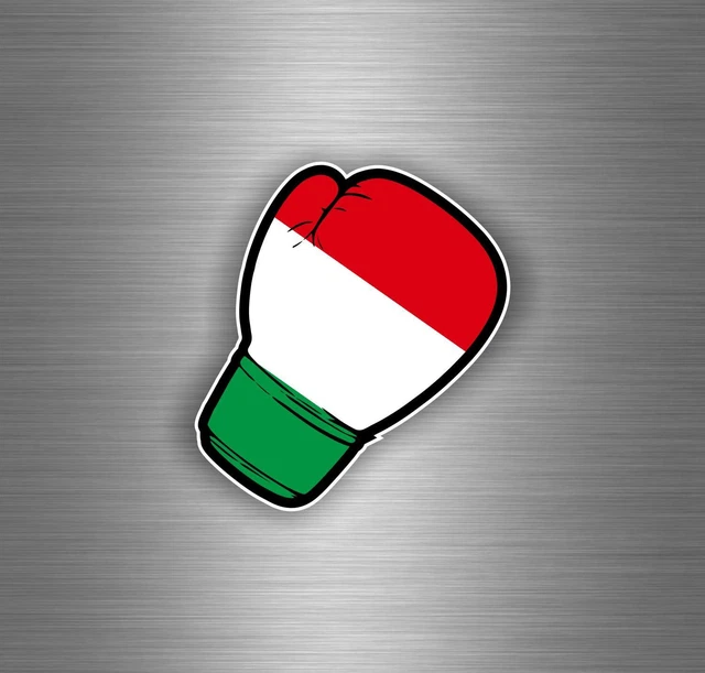 Adesivi per Auto, Moto, Guanto da Boxe Bandiera Italia JDM