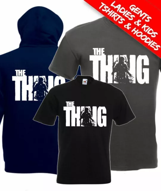 The Thing John Carpenter Retro Horror Movie T Shirt / Hoodie