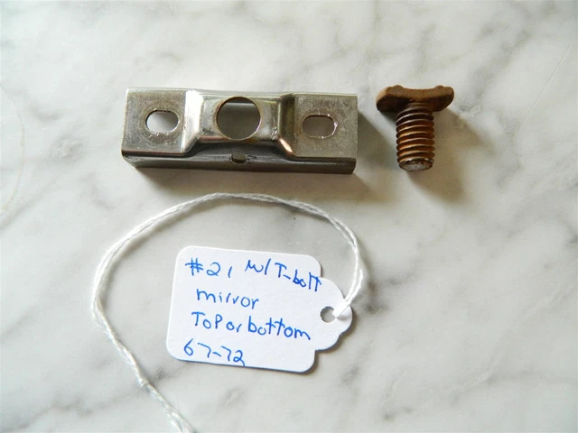 ford truck stainless steel west coast top bottom mirror bolt 67-76 24