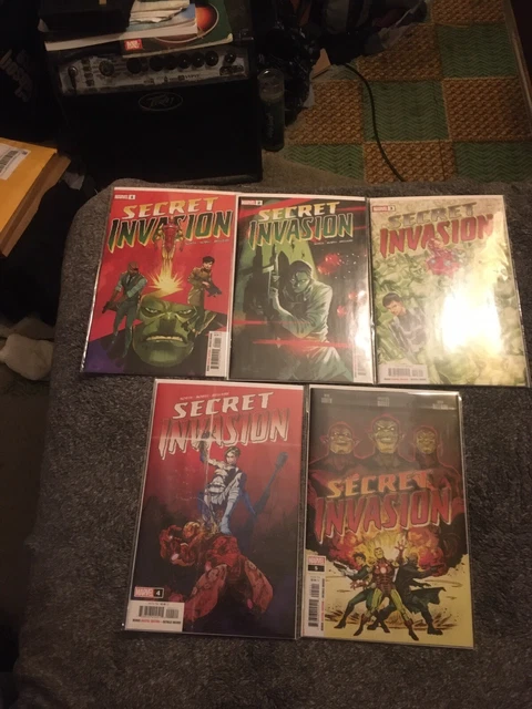 Secret Invasion #1-5 1st Print Cover A Full Set Marvel Comics 2023