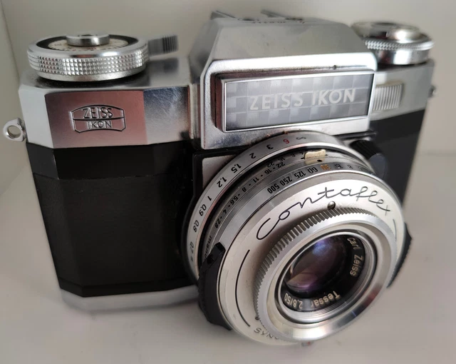 Appareil Photo Zeiss Ikon Contaflex Super B Objectif Tessar 2,8mm 50mm 1962-1965