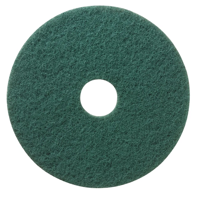 Niagara Scrubbing Floor Pads, 5400N, 17", Green, Pack Of 5