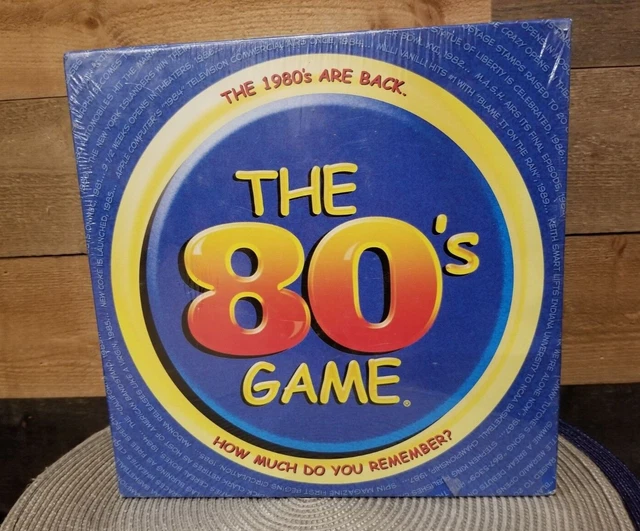 THE 80S GAME How Much Do You Remember? Board Game The 80's Are Back
