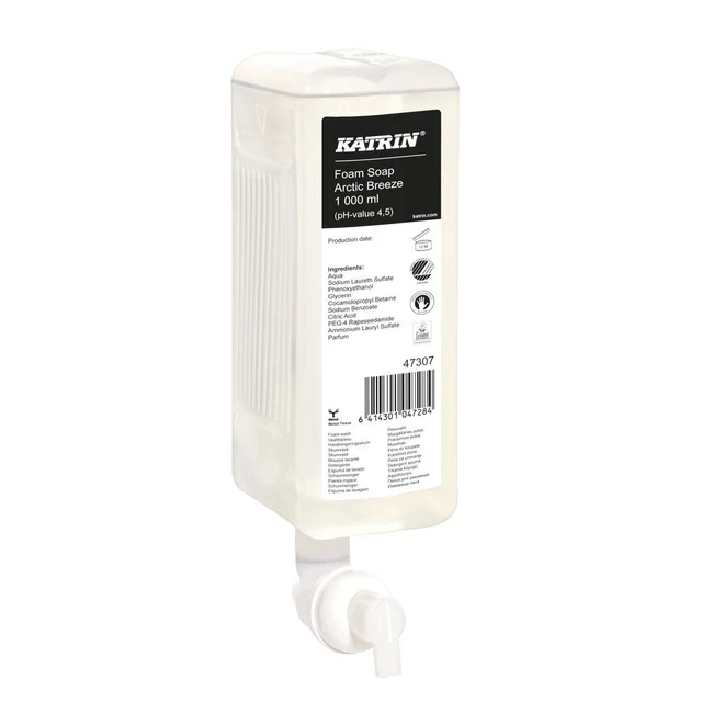 Katrin Foam Sapone Breeze Artica confezione da 1000 ml da 6 47307