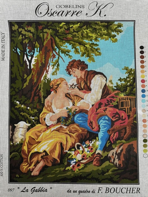 Lona de aguja 20x24 pulgadas la jaula solo lona