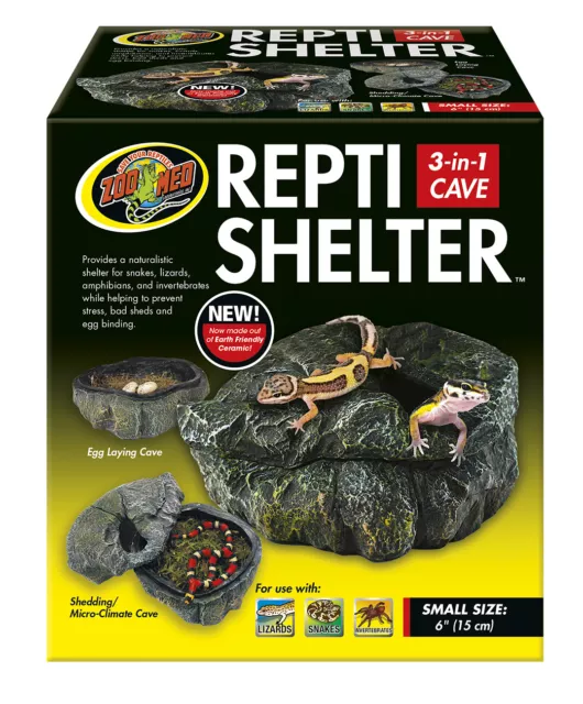 Repti Shelter 3 in 1 Höle - Wetbox - Grösse: Ø15cm