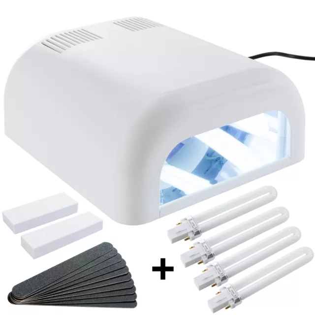 Lampe Uv Ongles Lampe Uv Manucure Kit Ongles Gel Uv 36W