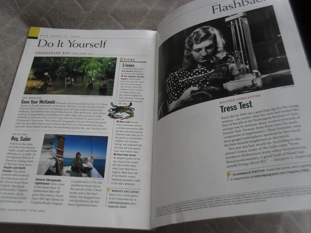 NATIONAL GEOGRAPHIC MAGAZINE. June 2005 Issue. King Tut. Chesapeake