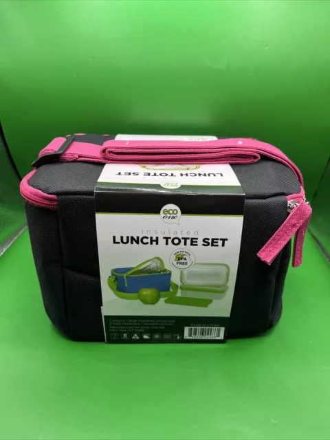 Eco one insulated lunch tote 2025 set