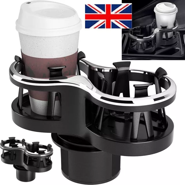 Universal Cup Mount Holder Car Van Storage Drinking Bottle Double Can Stand NEW