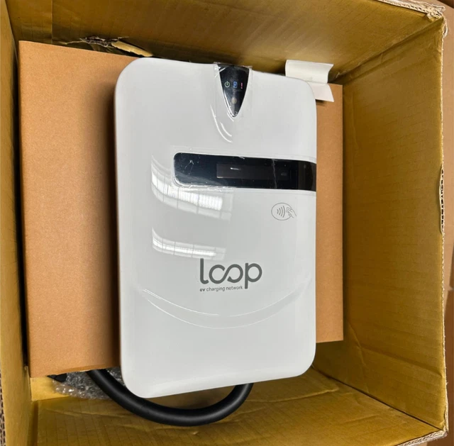 LOOP EVFLEX ELECTRIC Vehicle 32A Level 2 Networked Charging Charger