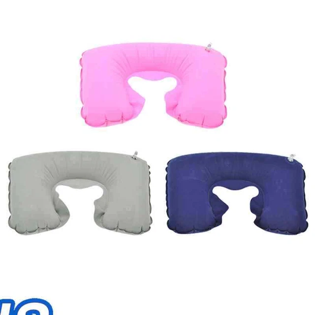 Inflatable U Shaped Pillow Car Head Neck Rest Air Cushion for Travel