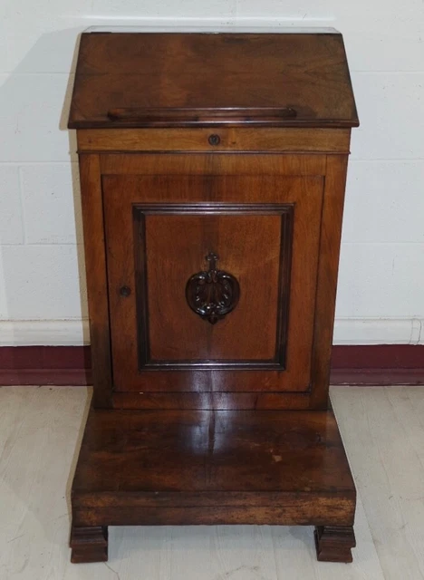 antico inginocchiatoio stile Impero 1810 in palissandro francese