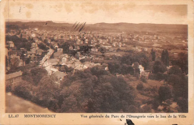 CPA-Montmorency rue Général du parc l'Orangerie vers le bas de la ville (126524)