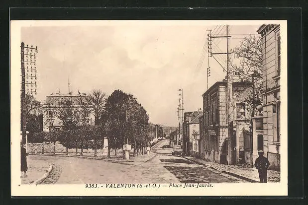 CPA Valenton, Place Jean-Jaures