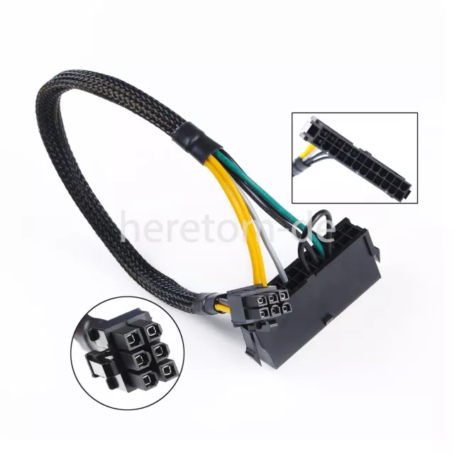 24Pin zu 6Pin ATX Netzteil Adapter Kabel For DELL Optiplex 3050 5060 7050 3668