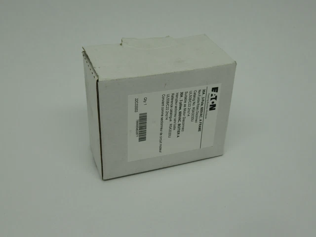 Eaton R5A3030U Non-Fusible Rotary Disconnect 30A 3 Pole 600VAC A Frame NEW
