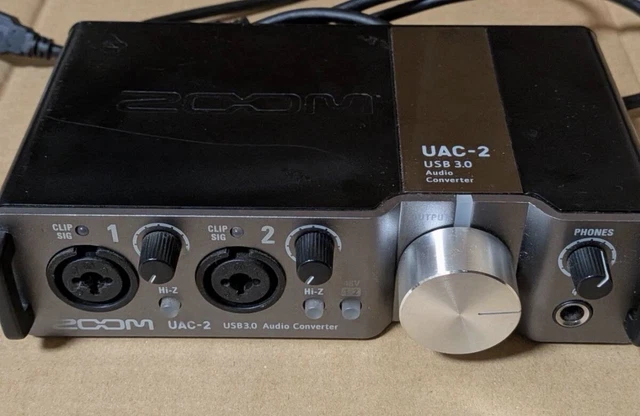 ZOOM UAC-2 USB 3.0 Audio Interface High Resolution Recording Japan