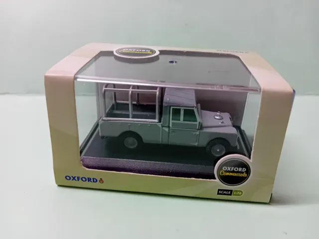 OXFORD Echelle OO 1/76 Land Rover Ser 1 Grey neuf longueur environ 5,8 cm