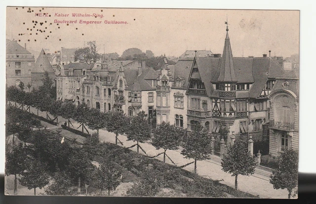 METZ - Moselle - CPA 57 - Rues - le boulevard Empereur Guillaume