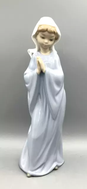 Lladro Nao Figurine Girl Praying Daisa 1980  10.5"H Made In Spain