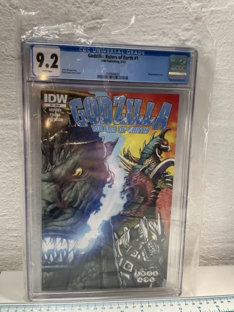 GODZILLA Rulers of the Earth #1 CGC 9.2 Wrap Around Cvr • IDW Comics (2013)