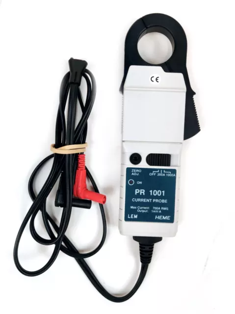 LEM HEME PR1001 PR200 Current Probe AC/DC 1mV/A 700 Amps RMS