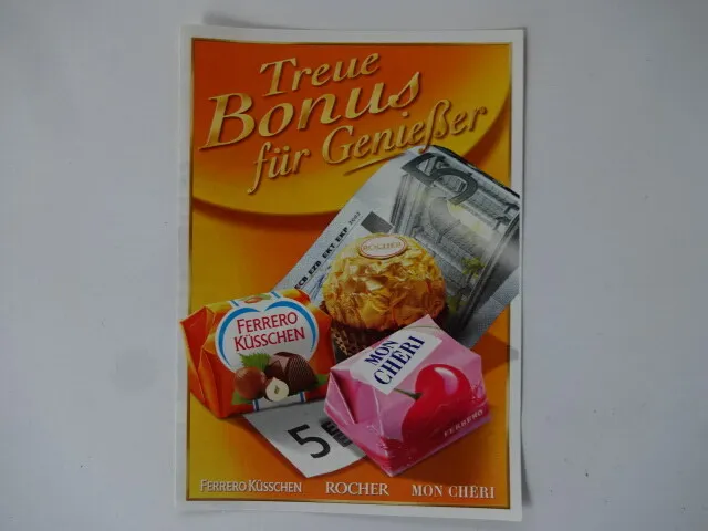 Einladungs Karte / Von Ferrero / Treue Bonus für Genießer