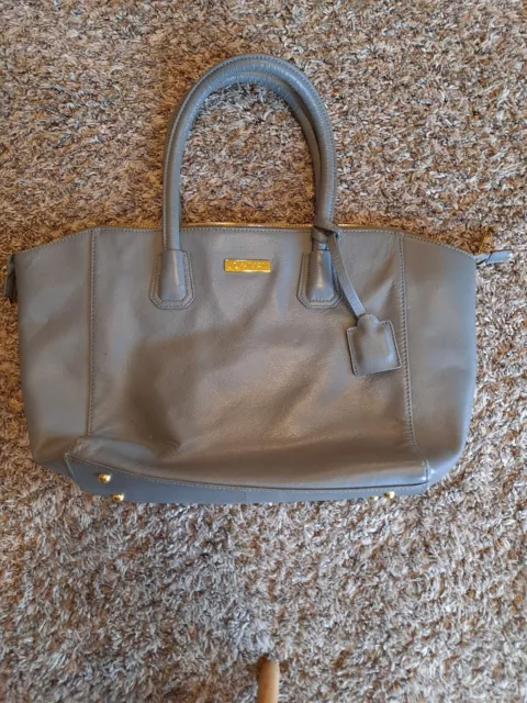 JOY & IMAN Genuine Leather City Satchel