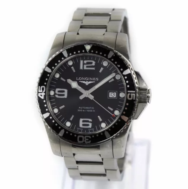 Longines HydroConquest L3.642.4 41mm Black Dial Stainless Steel