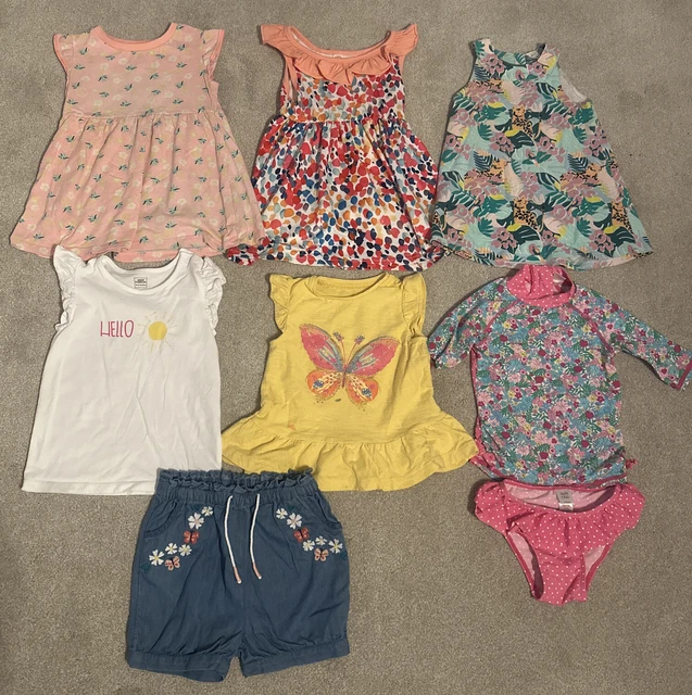 18-24 months girls bundle summer