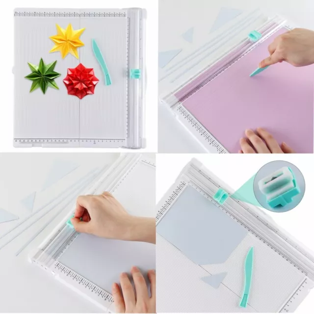 Foldable Paper Trimmer and Score Board For DIY Scrapbooking Paper Card Craft
