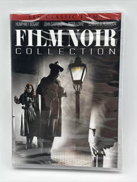 Film Noir Collection DVD 10 Films 2-Disc Set Humphrey Bogart Orson Welles Sealed