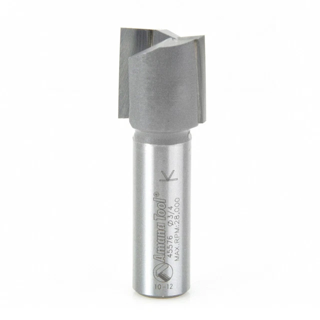 Amana 45576 Carbide Tipped Mortising 3/4 D x 3/4 CH x 1/2" Shank Router Bit