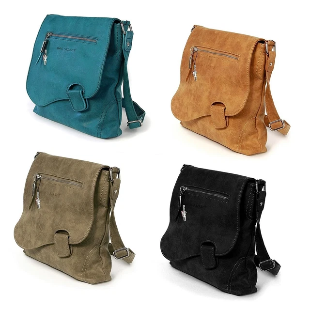 Sac à Main LIZ CLAIBORNE En Simili Cuir - Marron, Porté épaule (Occasion Très Bon état)