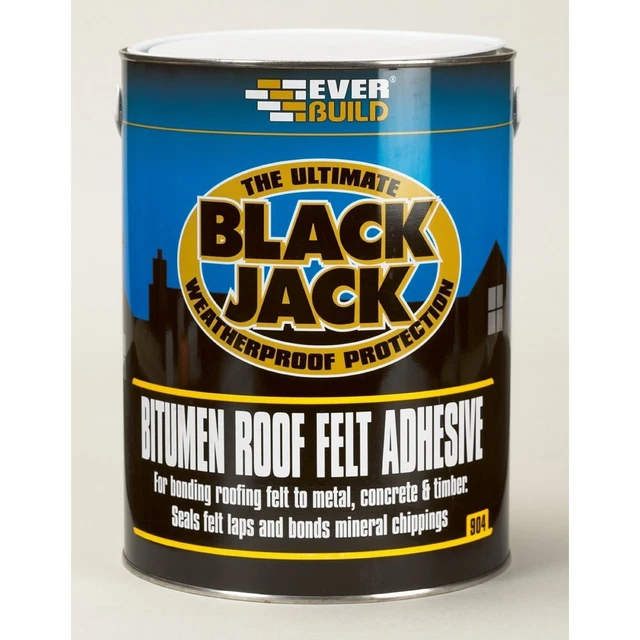 EVERBUILD 904 COLD Applied Bitumen Roof Felt Adhesive 2.5L Litre EUR 16