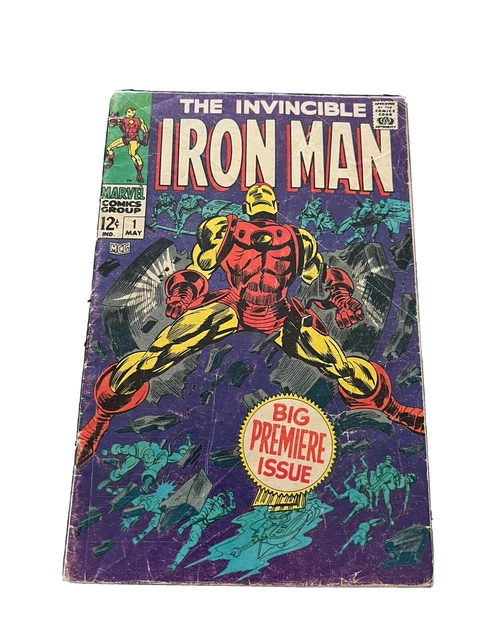 Iron Man #1 (1968) Marvel Comics Silver Age KEY Book MCU Tony Stark