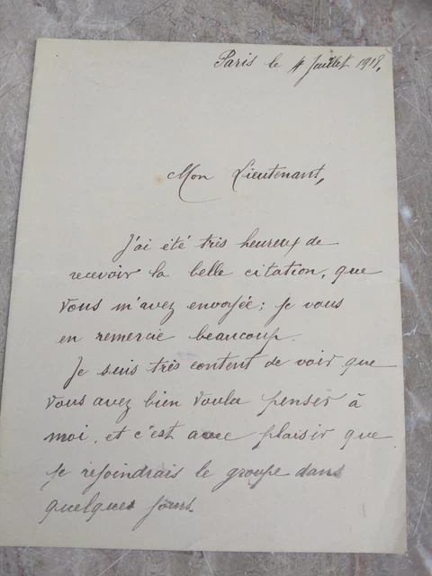 document-propagande-ww1-1ere-guerre-lettre-de-poilu-1918-eur-2-00