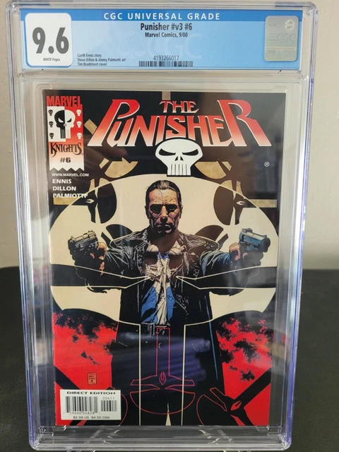 THE PUNISHER Vol 3 #6 CGC 9.6 GRADED MARVEL COMICS GARTH ENNIS! STEVE DILLON!